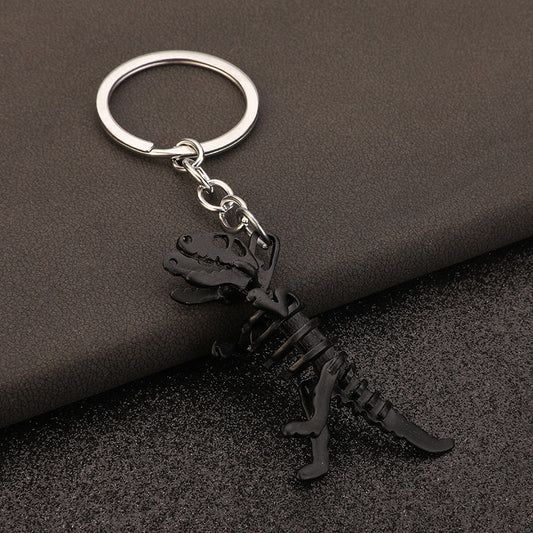 Tyrannosaurus Rex Dinosaur Skeleton Keychain Bag Charm